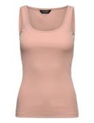 Cotton-Blend Tank Top Pink Lauren Ralph Lauren