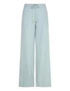 Linen Wide-Leg Pant Blue Lauren Ralph Lauren