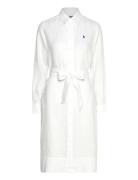 Belted Linen Shirtdress White Polo Ralph Lauren