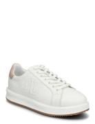 Ainsley Two-T Leather Sneaker White Lauren Ralph Lauren
