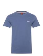 Essential Logo Emb Tee Blue Superdry