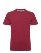 Essential Logo Emb Tee Red Superdry