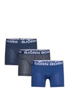 Cotton Stretch Boxer 3P Navy Björn Borg