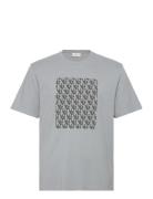 Ss 20S Ck Macro Aop Puff Graphic Grey Calvin Klein Jeans