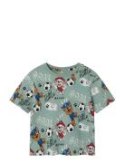 Nmmjubi Paw Nreg Ss Top Cplg Green Name It