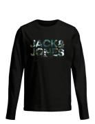 Jjgeplas Tee Ls Crew Neck Jnr Black Jack & J S