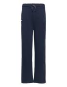 Cotton Joggers With Elastic Waist Navy Mango