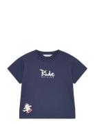 Dog Printed T-Shirt Navy Mango