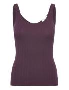 Rwrosie Sl Regular Top Burgundy Rosemunde