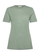 Rwamina Ss Regular T-Shirt Green Rosemunde