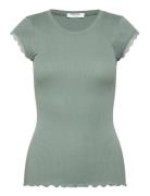 Rwbaybay Ss Regular T-Shirt Green Rosemunde