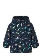Nmfmaxi Pa Jacket Foil Aop Noos Navy Name It