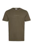 Lindbergh Print Tee S/S Green Lindbergh