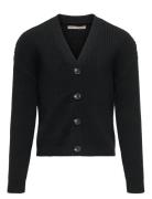 Kogmandy Ls Short Boxy Cardigan Knt Noos Black Kids Only