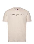 Tjm Reg Linear Logo Tee Ext White Tommy Jeans