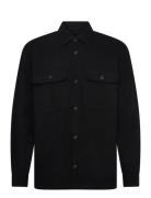 Jprrayle Melange Solid L/S Overshirt Sn Black Jack & J S