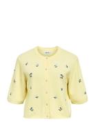 Objthess 3/4 Sleeve Cardigan Rep Yellow Object