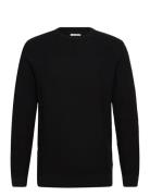 Recycle Structure Knit Jumperrecycle Structure Knit Jumper Black Lindb...