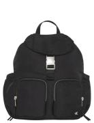Flap Nylon Backpack Black Calvin Klein