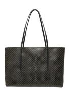 Emblem Aop Tote W/ Pouch Black Calvin Klein