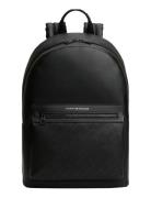 Th Monogram Backpack Black Tommy Hilfiger