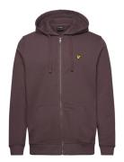 Zip Through Hoodie Brown Lyle & Scott
