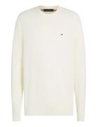 Pima Org Ctn Cashmere Crew Neck White Tommy Hilfiger