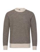 Slhrai Ls Knit Crew Neck Noos Brown Selected