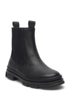 Booties - Flat - With Elastic Black ANGULUS