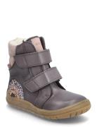 Boots - Flat - With Velcro Purple ANGULUS