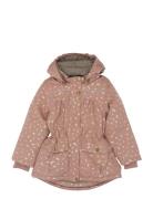 Polyester Girls Jacket - Glitter Pink Mikk-line
