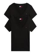Tjw 2Pack V-Neck Tee Black Tommy Jeans