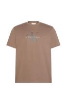 Ss Hero Monologo Tee 20S Brown Calvin Klein Jeans