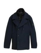 Wool Caban With Insert Navy Tom Tailor