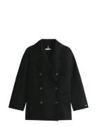 Df Wool Blend Reg Peacoat Black Tommy Hilfiger