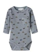 Nbmnooter Ls Body Grey Name It