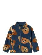 Nmmmeeko Fleece Jacket Aop2 Noos Navy Name It