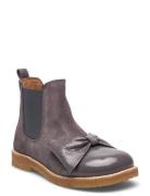 Booties - Flat - With Elastic Purple ANGULUS