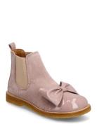 Booties - Flat - With Elastic Pink ANGULUS
