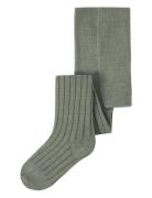 Nmmwakma Wo/Bl Structure Pantyhose Green Name It