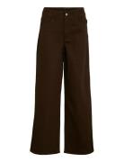 Vichia Solid Hw Jeans Brown Vila