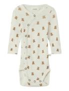 Nbnnalu Wo/Mo Ls Slim Wrap Body Lil Cream Lil'Atelier