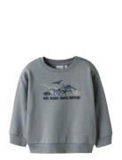 Nmmvildar Ls Sweat Box Bru Blue Name It