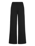 Rwfreya Mw Straight Trousers Black Rosemunde