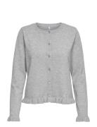 Onlcinderel Ls Frill Cardigan Ex Knt Grey ONLY