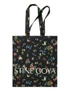 2285 Tote Bags, Cotton Tote Black STINE GOYA