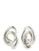 Unfold Earrings Silver-Plated Silver Pilgrim