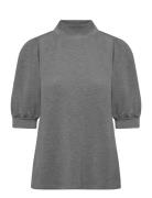 21 The Puff Blouse Grey My Essential Wardrobe