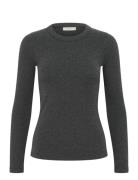 Dagnaiw Melange T-Shirt Ls Grey InWear