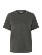 Vincentiw Melange Karmen T-Shirt Grey InWear